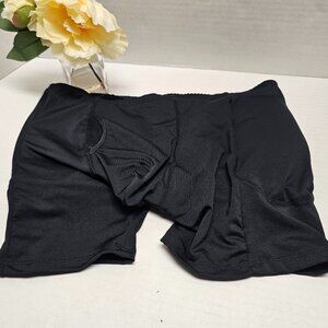 Mens Padded inserts Black Bicycle Shorts Sport Pants L Large